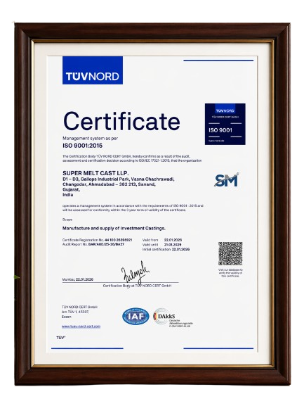 ISO Certificate